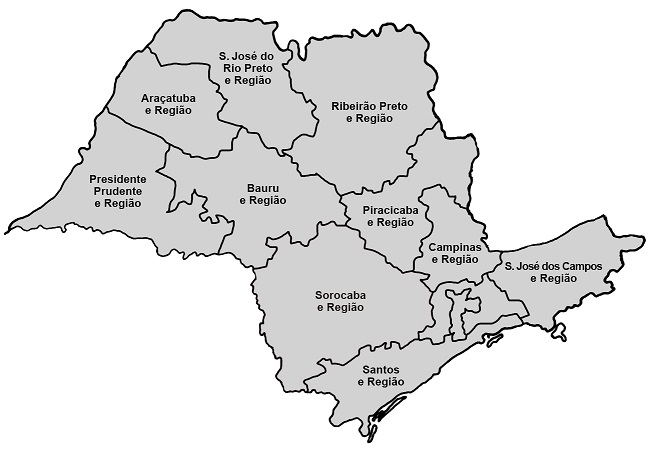 Mapa de São Paulo